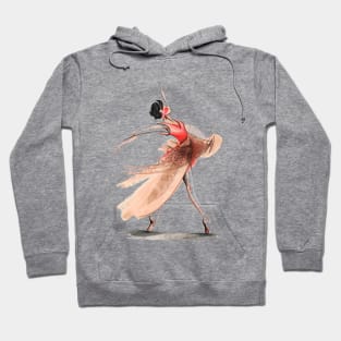 Ballet Dance Drawing Hoodie